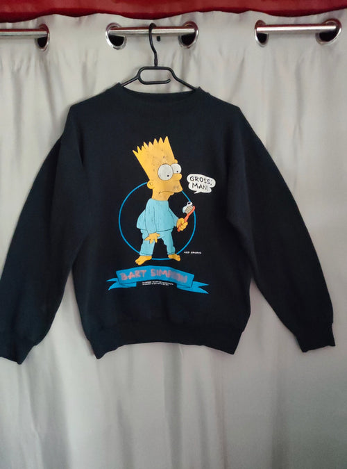 Authentique pull ras du cou Simpsons taille M