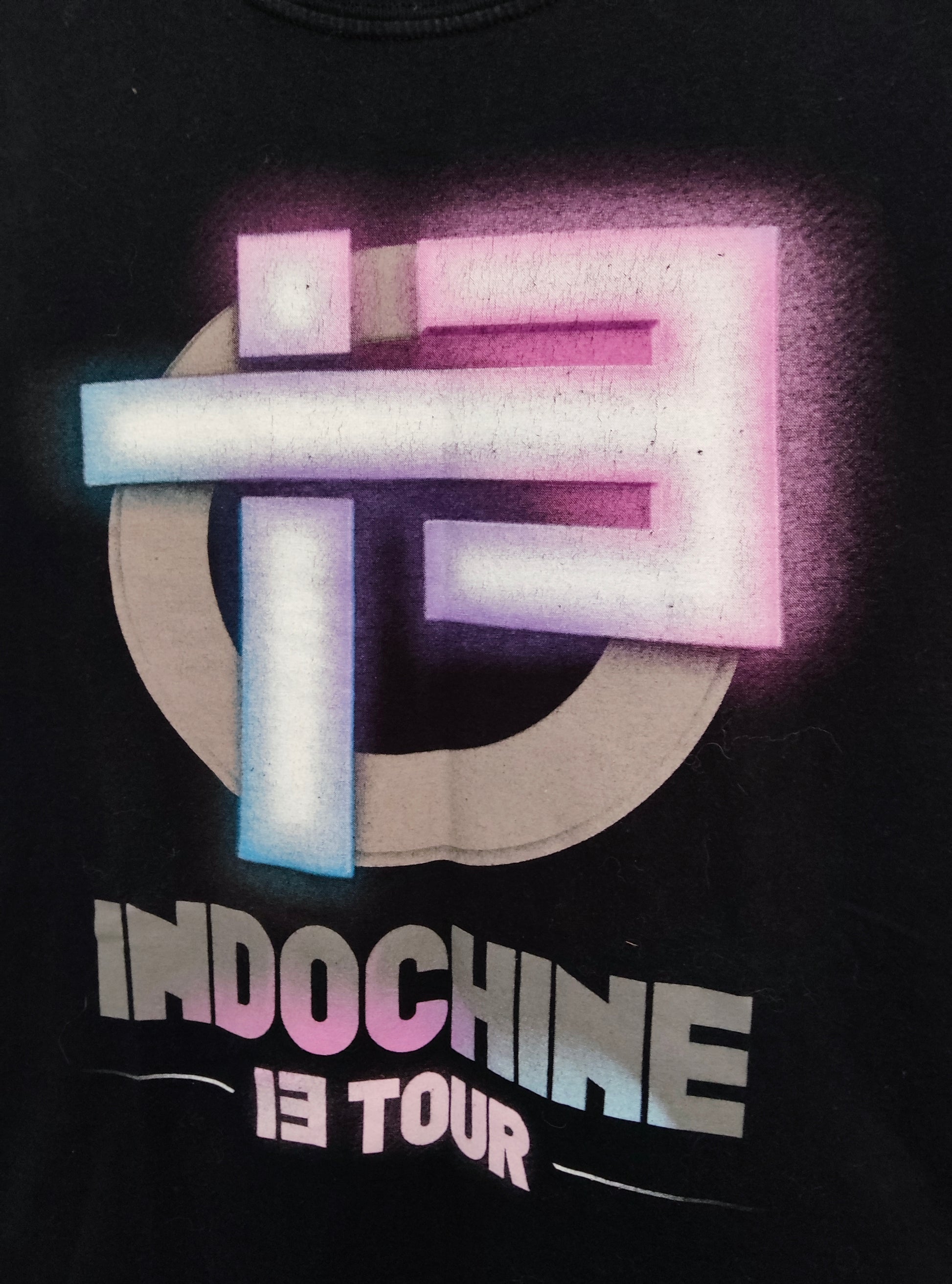 T shirt du groupe Indochine taille L