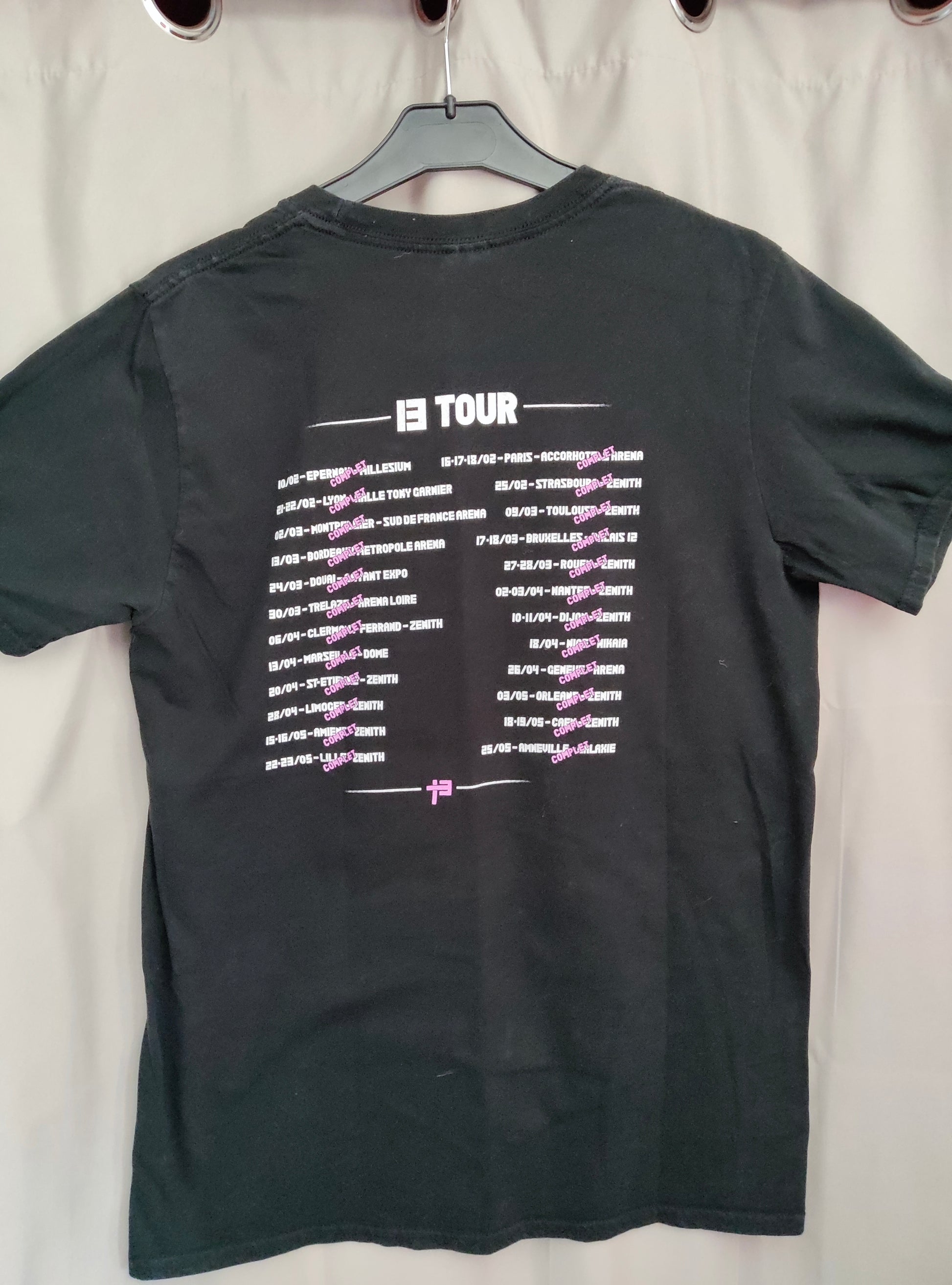 T shirt du groupe Indochine taille L